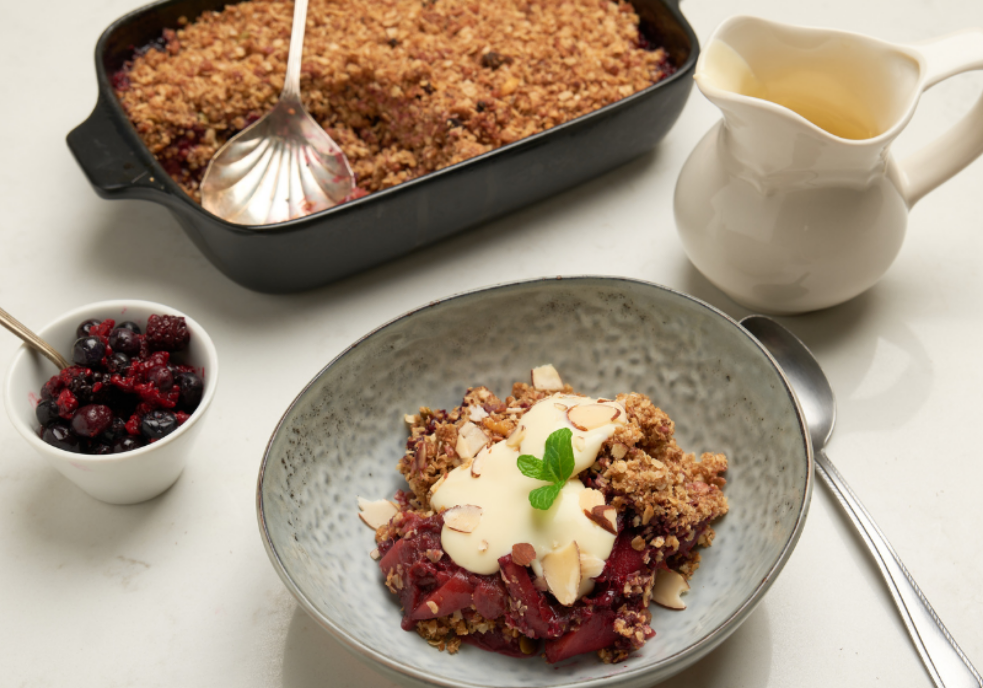 Warm winter crumble