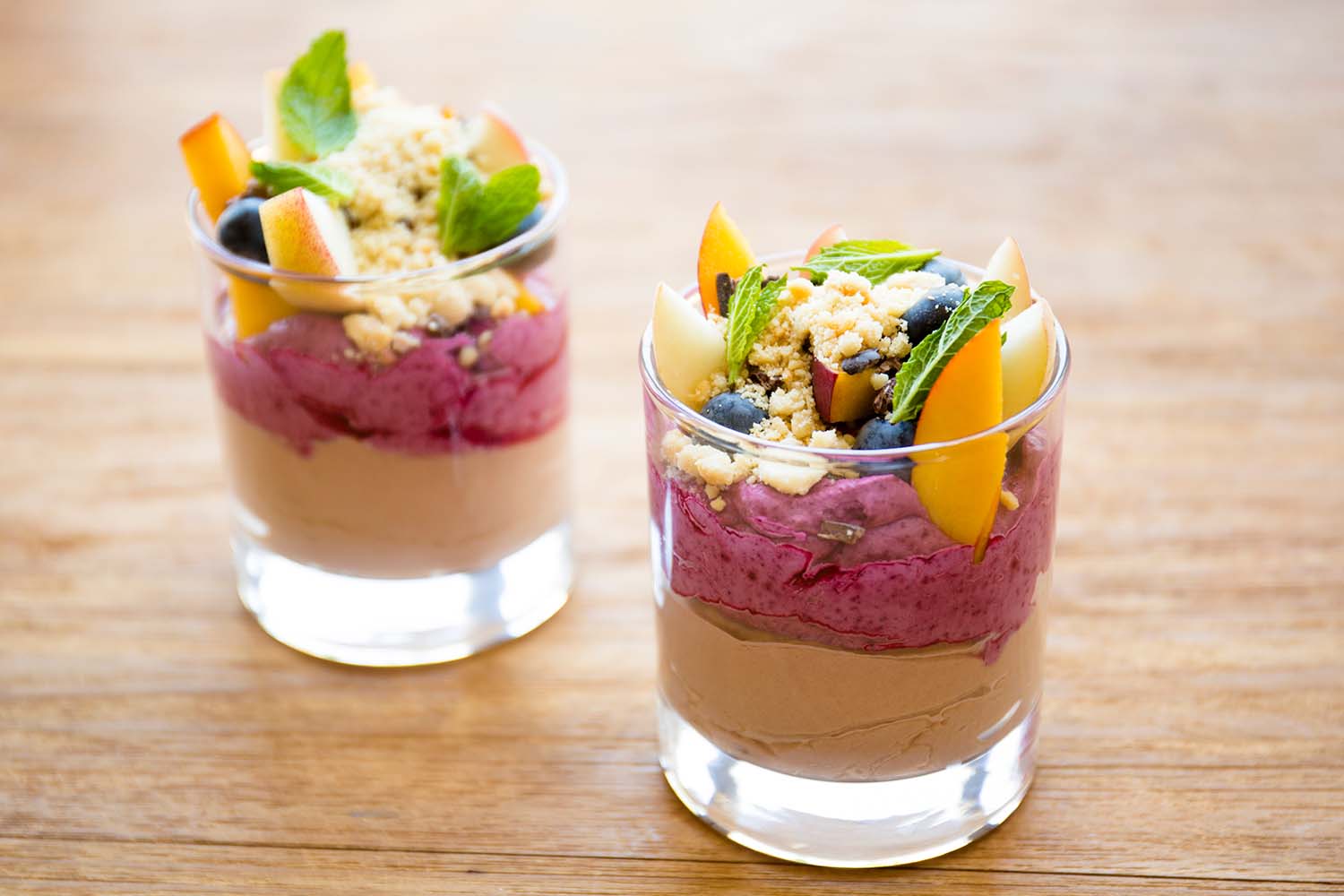 Choc-berry bliss cups