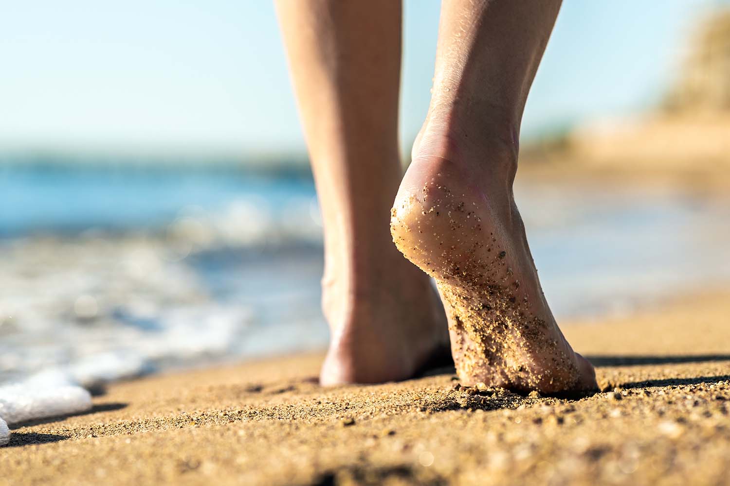 The art of walking barefoot, and connecting to nature