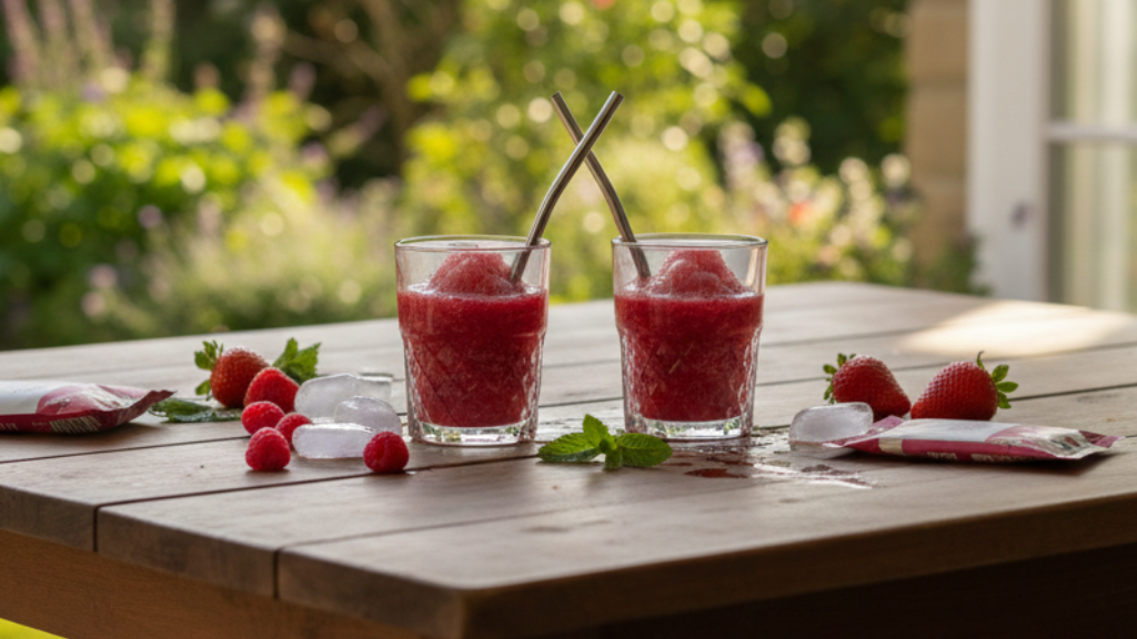 Tropical Red Fizz Slushi