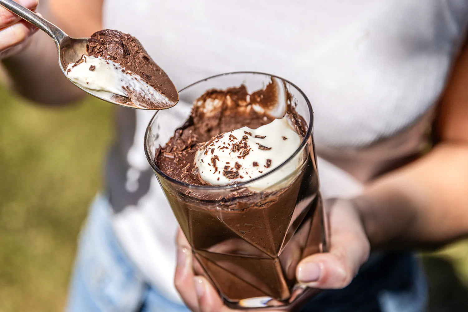 Chocolate avocado mousse