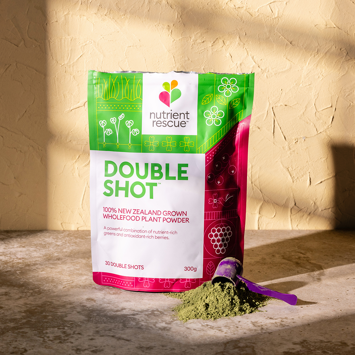 Double Shot™ Superfood | Daily Red & Green Powder NZ – Nutrient Rescue ...
