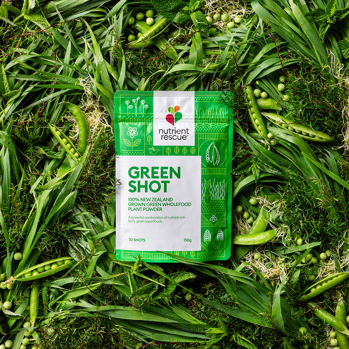 Green Shot Superfood | NZ Leafy Greens Powder – Nutrient Rescue ...