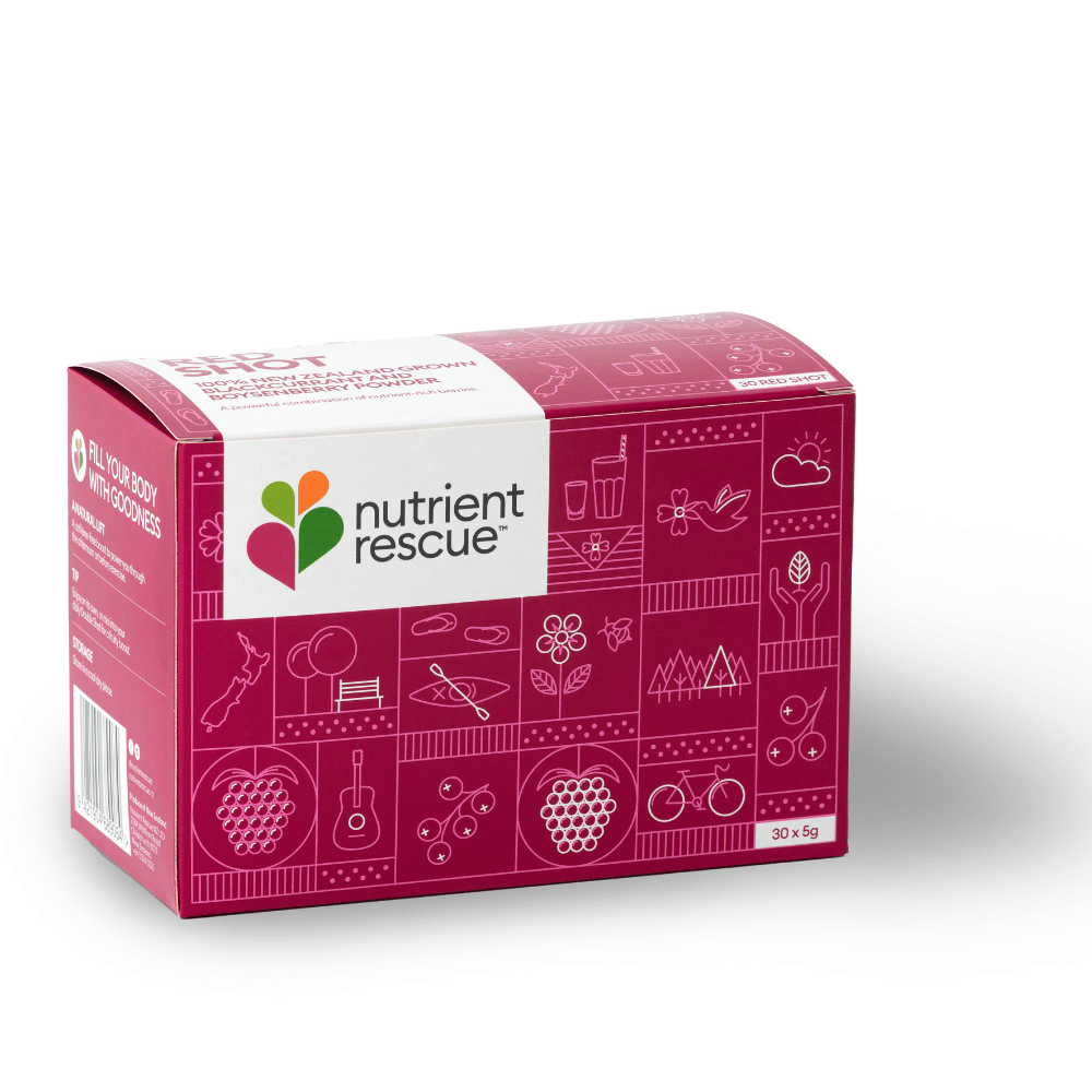 Red Shot Sachets | NZ Berry Antioxidant Superfood Powder – Nutrient ...