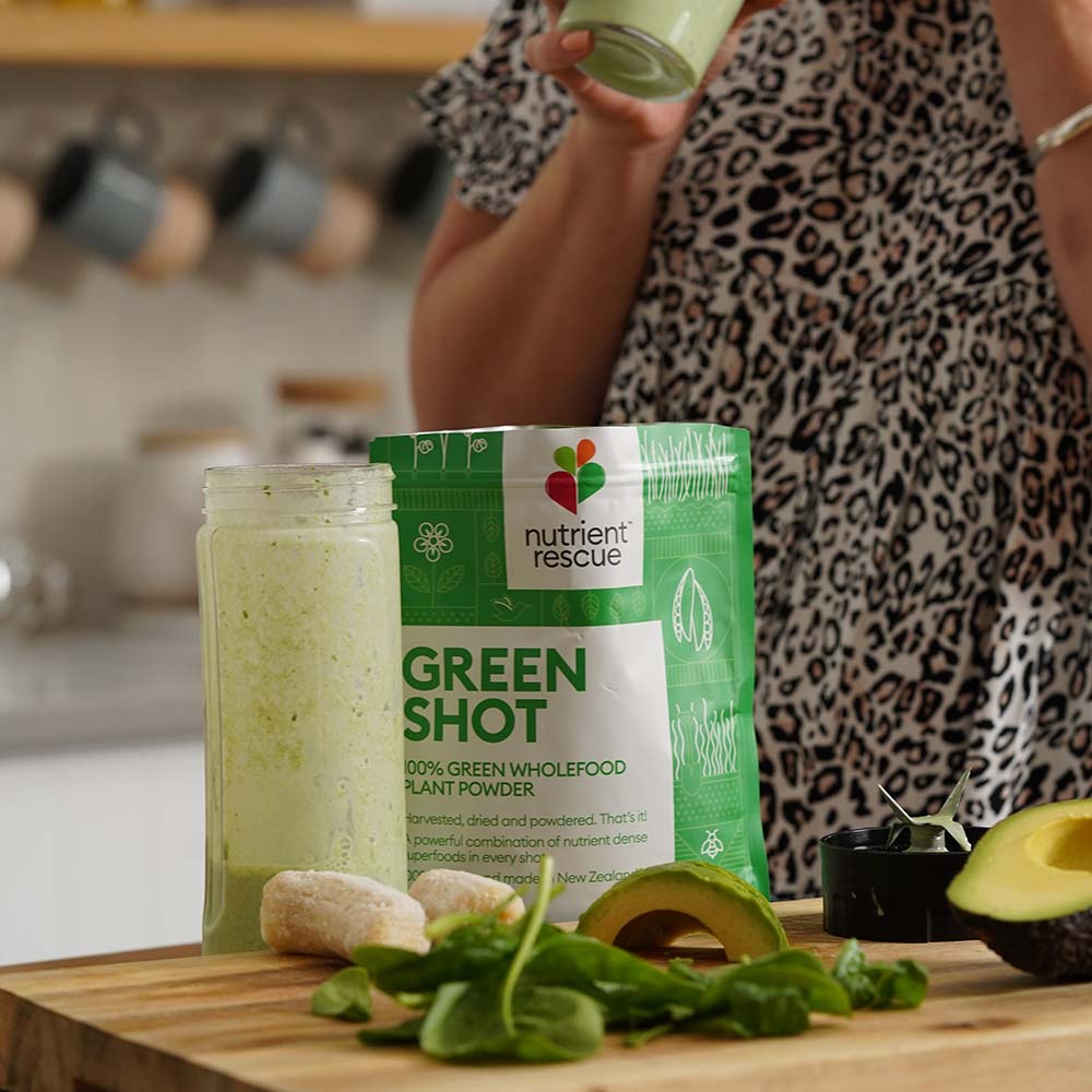 Green Shot Superfood | NZ Leafy Greens Powder – Nutrient Rescue ...